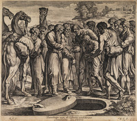 TvB G 5082
<br/>
Jozef wordt door zijn broers als slaaf verkocht
<br/>
<em>Chaperon, Nicolas (1612-1656)</em>